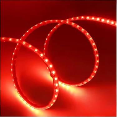 Imagem de Kit Mangueira LED Direta 5050/2835 IP65 120 LEDs por Metro – 1m a 10m 18W/m Bivolt 110V/220V(110v vermelho)