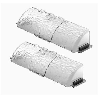 Imagem de Defletor de ventilação magnético forte para ventilações, muda a direção do fluxo de ar, adequado para ventilações de piso, parede e teto, 8,3 a 35,5 cm, inclui ímãs de neodímio fortes, versão de