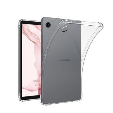 Imagem de SFFINE Capa transparente compatível com tablet Samsung Galaxy Tab A11+/A11 Plus 2025 de 11 polegadas, [cantos reforçados], capa protetora fina e macia de TPU transparente