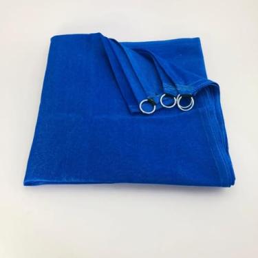 Imagem de Tela Sombrite 90% Lona de Sombra com Proteção UV Para Jardim Pergolado Garagem e Quintal (AZUL, 6 X 1)