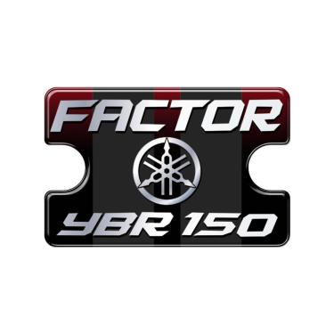 Imagem de Adesivo Protetor Resinado Burrinho De Freio Factor Ybr 150 Vermelho Vermelho