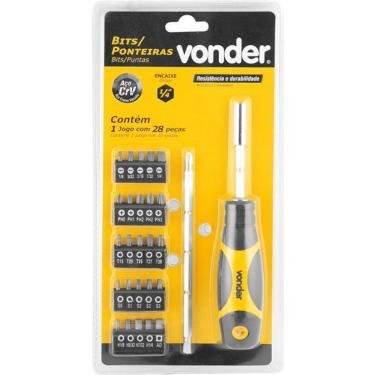 Imagem de Jogo Bits-ponteira Crv Com 28 Peças Enc 1-4 - Vonder