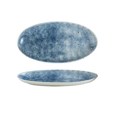 Imagem de Prato de peixe de cerâmica multifuncional de grande capacidade peixe a vapor doméstico minimalista criativo prato de sushi prato de jantar de frutos do mar prato de jantar de comida ocidental adequado