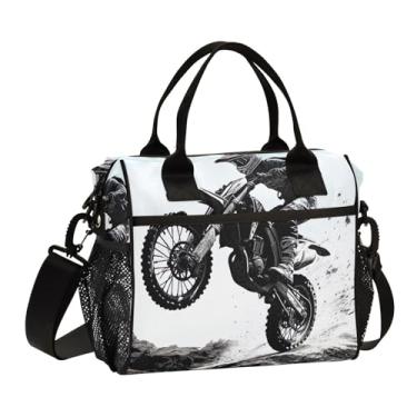 Imagem de ODAWA Lancheiras femininas Dirt Bike Jump Work com suporte de copo