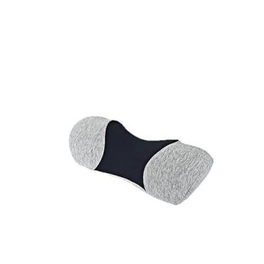 Imagem de Almofada de pescoço para alívio da dor, almofada de espuma de memória cervical com suporte de contorno e capa respirável, dispositivo portátil de esticador de pescoço para casa, escritório, viagens e