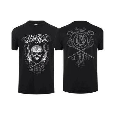 Imagem de Camiseta Gráfica Oversized Masculina Preta Dupla Face vice Grip Moda D