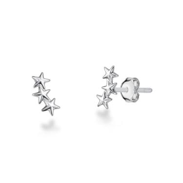 Imagem de Brinco Pequeno Estrela Aço Inox Antialérgico c/Garantia