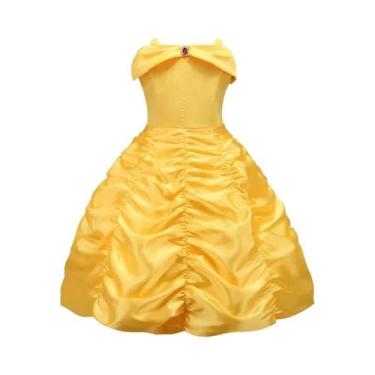 Imagem de Fantasia De Princesa Belle Para Meninas, Vestido De Natal E Aniversári