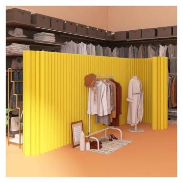 Imagem de Room divider Divisórias de quarto dobráveis, tela de papel com divisória de privacidade, usadas para decorar o fundo de transmissões ao vivo de lojas de roupas(3X2M/9.8X6.5FT)