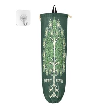 Imagem de Feliz Dia de São Patrício Suporte de sacola de compras tradicional, organizador de sacolas de supermercado reutilizável, organizador de sacolas para armazenamento de sacolas plásticas de cozinha, 1