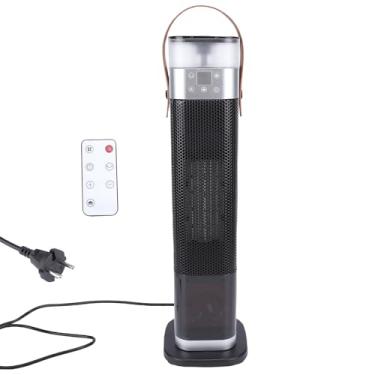 Imagem de Fafeicy Torre Aquecedor Ventilador Combo Umidificador de Lareira Elétrica 2000w 3d Blaze Oscilação Aquecedor de Espaço Com Controle Remoto para Uso Interno Doméstico (plugue da ue)