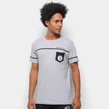 Imagem de Camiseta NBA Brooklyn Nets Estampa Pock Masculina-Masculino