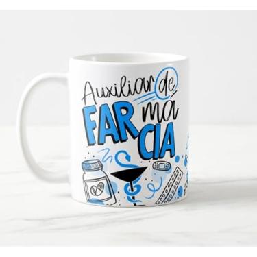 Imagem de Caneca Profissão Auxiliar de Farmácia Masculina
