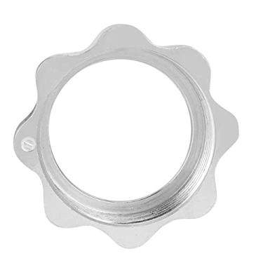 Imagem de GLOGLOW Componentes do Moedor de Carne Peça de Substituição da Porca do Moedor para Moedores de Carne Elétricos, Durável, 3,1 X 1, pol., de Liga de Alumínio Com Rosca M62.5