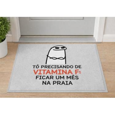 Imagem de Capacho Ferias Divertido Flork 60x40cm Diversos Modelos (VitaminaF)