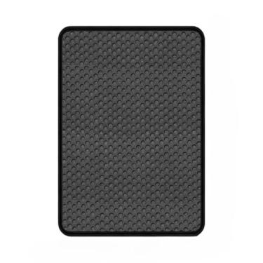 Imagem de Tapete Higiênico Coletor de Areia para Gatos em EVA Antissujo Lavável Dupla Camada(Cinza,EXG)