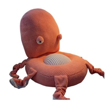 Imagem de Bothyi Almofada de chão decorativa em formato de polvo, com design antiderrapante, ideal para cadeiras e apoios de braço em hotéis e salas de estar.