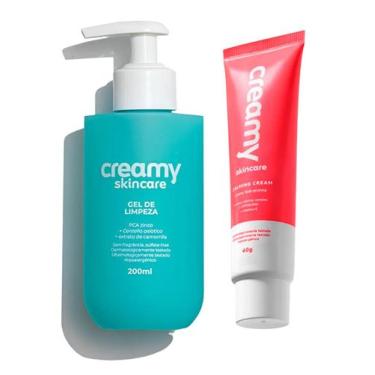 Imagem de Kit Duo Creamy Skincare: Calming Cream + Gel de Limpeza, 240ml, Facial