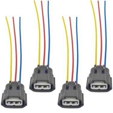 Imagem de RTYPER 4 peças de substituição de conectores de chicote de fiação de bobina de ignição para Nissan Altima 2007-2015 Nissan Sentra 2000-2012