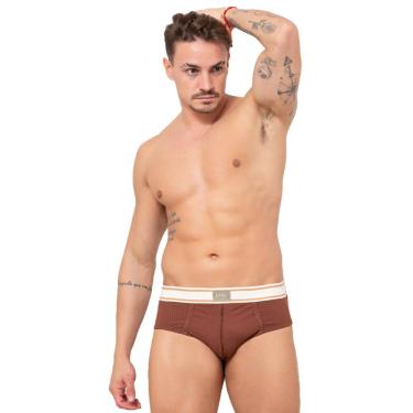 Imagem de Cueca Slip Canelada Terracota - J Wilas Underwear