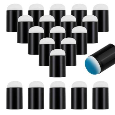 Imagem de 15 peças de esponjas de dedo, pintura a dedo, desenho de esponja, berço de dedo para pintura facial, pincel de desenho para fazer cartões, pintura, carimbo, tinta artística