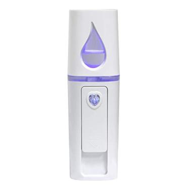 Imagem de Mister Facial Portátil Vaporizador de Névoa Fresca 20mL Umidificador SPA Hidratação USB Recarregável Sprayer Prático