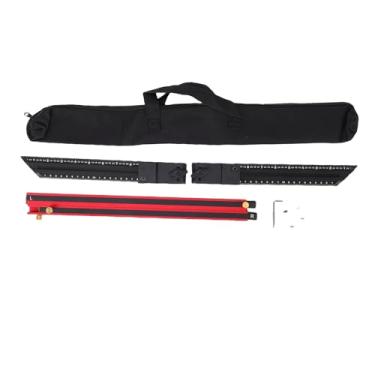 Imagem de FTVOGUE Ferramenta de Modelo de Piso de Medidor de Medição Portátil Dobrável para Layout Preciso de Prateleira de Com Saco de Armazenamento Liga de Alumínio ABS 22,83 pol.