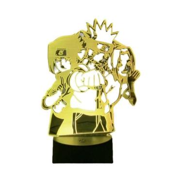 Imagem de Luz Noturna 3D Kakashi Shippuden Sasuke, Figura De Ação De Anime, Mode