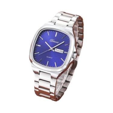 Imagem de Relógio De Pulso Masculino À Prova d'Água Com Luz No Escuro Em Aço Ino