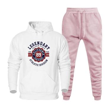 Imagem de Agasalho de Frio Flanelado Conjunto Calça e Blusa Algodao Quentinho Inverno Moderno Estampado-Masculino