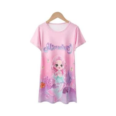 Imagem de Vestido Casual De Verão Para Meninas, Comprimento Até O Joelho, Confor