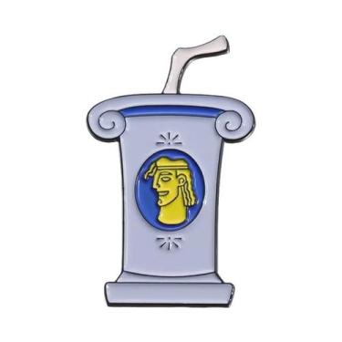 Imagem de Distintivo Metálico Em Forma De Sapato Hércules, Acessório Criativo Pa