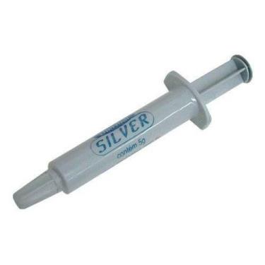 Imagem de Pasta Térmica Prata THERMAL SILVER Seringa 5G IMPLASTEC