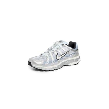 Imagem de Nike Tênis masculino estilo P-6000, Prata metálica/branco/cinza lobo, 13