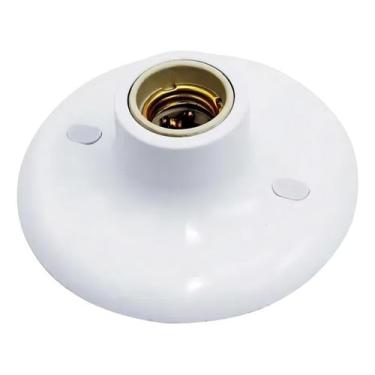 Imagem de Plafon Plástico Com Soquete De Porcelana Taschibra Branco 127/220v
