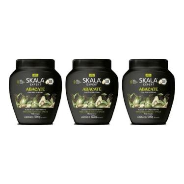 Imagem de Creme Skala 1Kg Bomba Abacate-Kit C/3Un