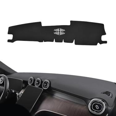 Imagem de Capa de painel compatível com Mercedes Benz GLC 2023 2024 2025 C-Class 2022 2023 2024 2025, tapete de painel de couro adequado para GLC250 GLC300 GLC350 C250 C300 C400, para-sol para painel (sem HUD)