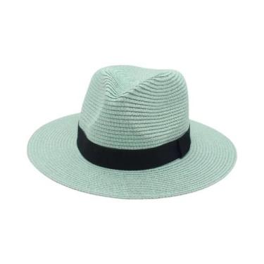 Imagem de Chapéu De Palha Panamá Com Fita Preta Para Homens E Mulheres, Estilo C