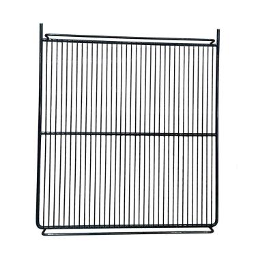 Imagem de Kit 2 Grades Prateleiras Níveis Vb40 Preta 54 X 46 Tanque Cremalheira + Ganchos - Metalfrio