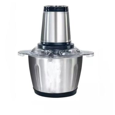 Imagem de Multiprocessador Elétrico 2L ou 3L - Triturador de Carne e Legumes com 2 Modos, Fácil de Limpar para Cozinha Residencial (2L 220V)