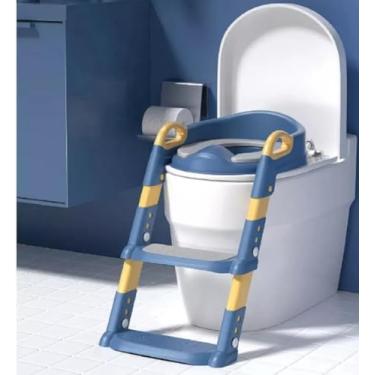 Imagem de Escada para Assento Sanitário Infantil Azul