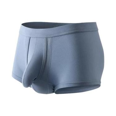 Imagem de Cueca Boxer Masculina Grande E Confortável, Respirável, Sem Costura, M