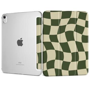 Imagem de DONGKE Capa para iPad 11ª geração de 11 polegadas 2025 (chip A16) e iPad 10ª geração 10,9 polegadas 2022, capa inteligente fina e dobrável de policarbonato rígido translúcido - [despertar/hibernar