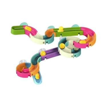 Imagem de Brinquedos De Banho Para Bebês: Pista De Bolinhas DIY, Blocos De Banhe