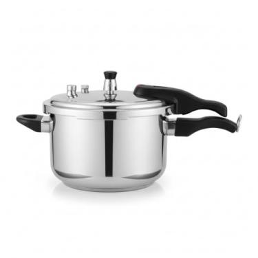 Imagem de Panela de Pressão em Aço Inox 3,5 Litros ou 7 Litros Indução com Válvula de Segurança (7 Litros)