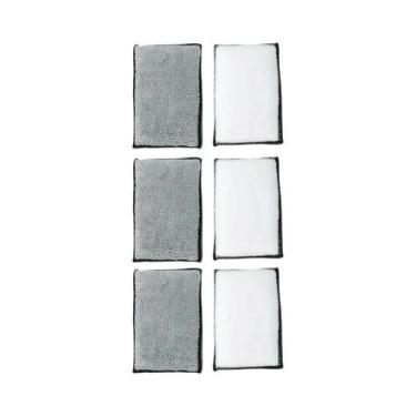 Imagem de Esponja De Limpeza E Polimento De Microfibra Dupla Face Macia 24 Peças