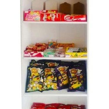 Imagem de Expositores Loja Estantes Prateleiras Magia 4 Peças Branco