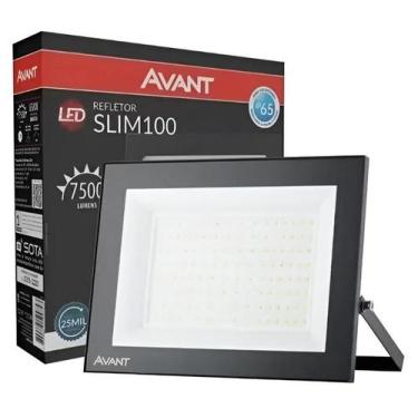 Imagem de Led Refletor Slim100 BR6500K Bivolt 7500 Avant
