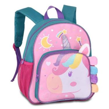 Imagem de Mochila Infantil Pets Bichinhos Menina Creche Passeio Aula Abelha ou B