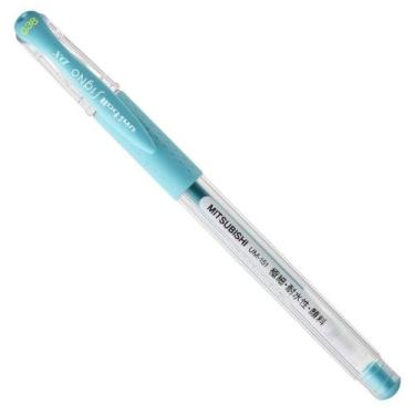 Imagem de Caneta Gel Signo DX Uni-Ball Azul Esverdeado 0.38 mm UM-151 - Uni Ball